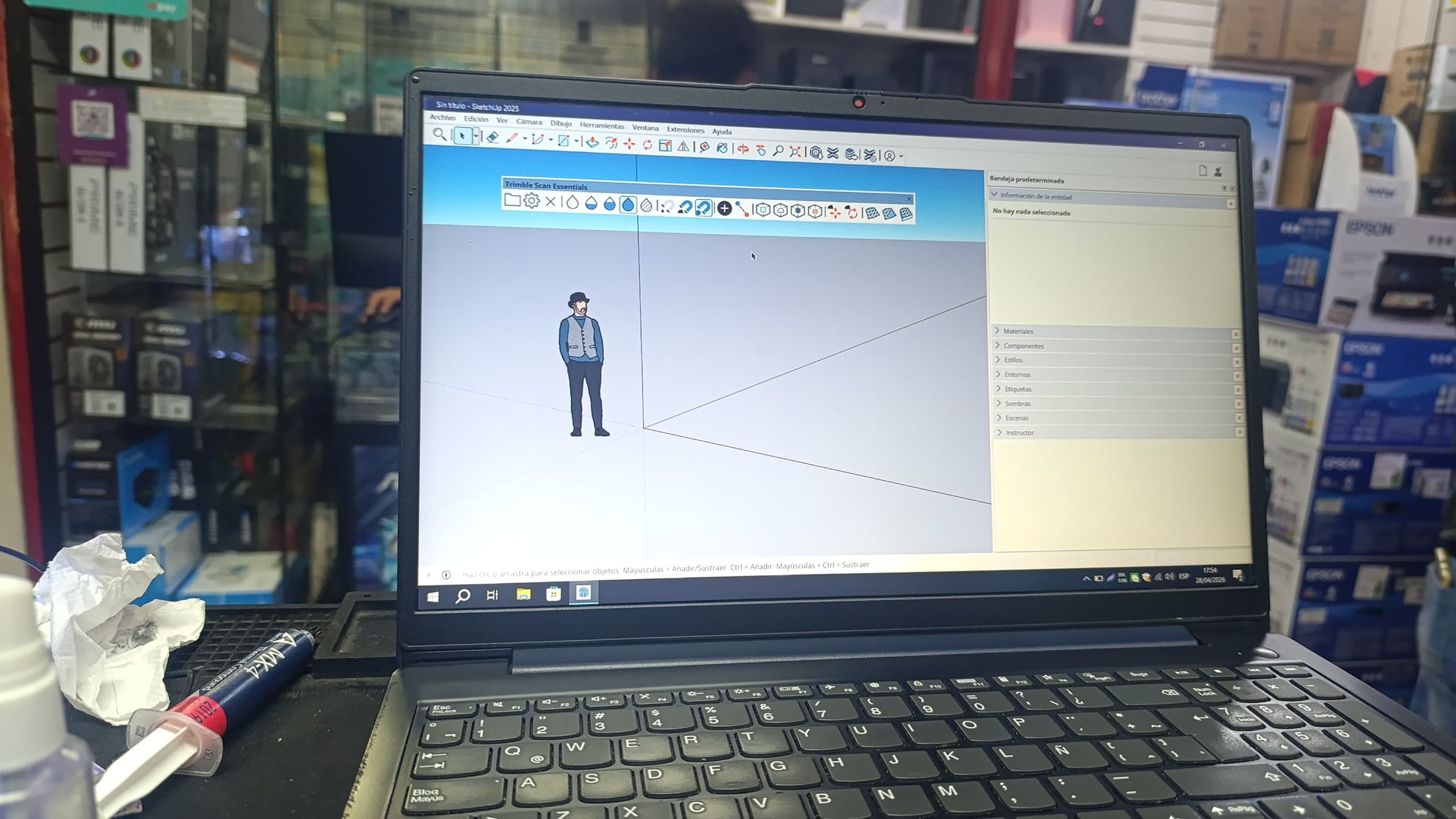 Instalación de programas y prueba técnica