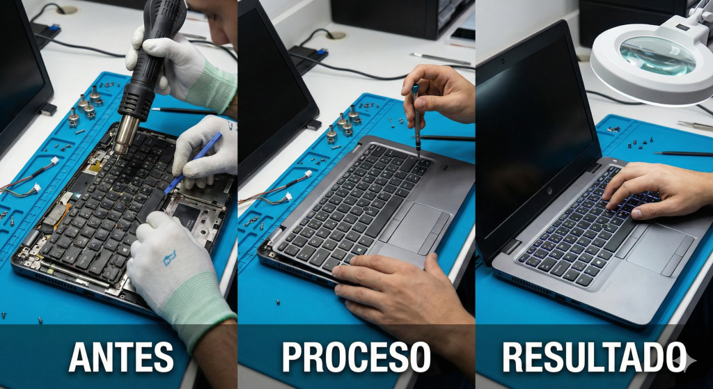 CAMBIO DE TECLADO LAPTOP